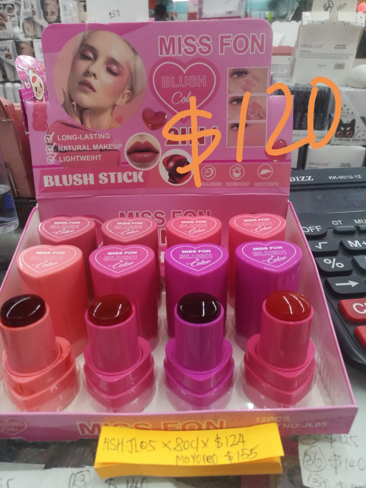 blush stick bote corazon mis fon J105