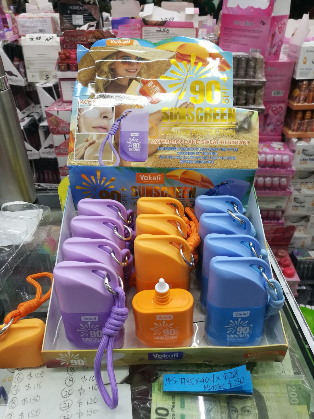 bloqueador en bote con pulsera 7795